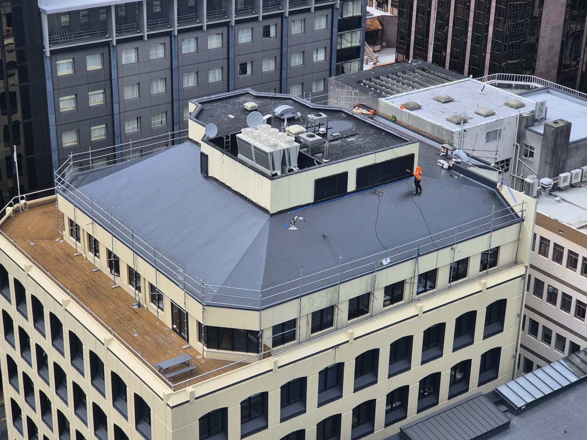 Commercial — Orbit House TPO membrane, Wellington